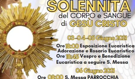 Solennità del Corpo e Sangue di Gesù Cristo